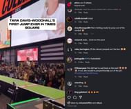 Justin Gatlin reacts to Davis-Woodhall; Instagram - @athlos